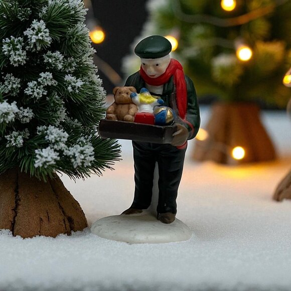 Dept 56 The Toy Peddler, Alpine Village Loose Figurine from 1990 - Picture 1 of 8
